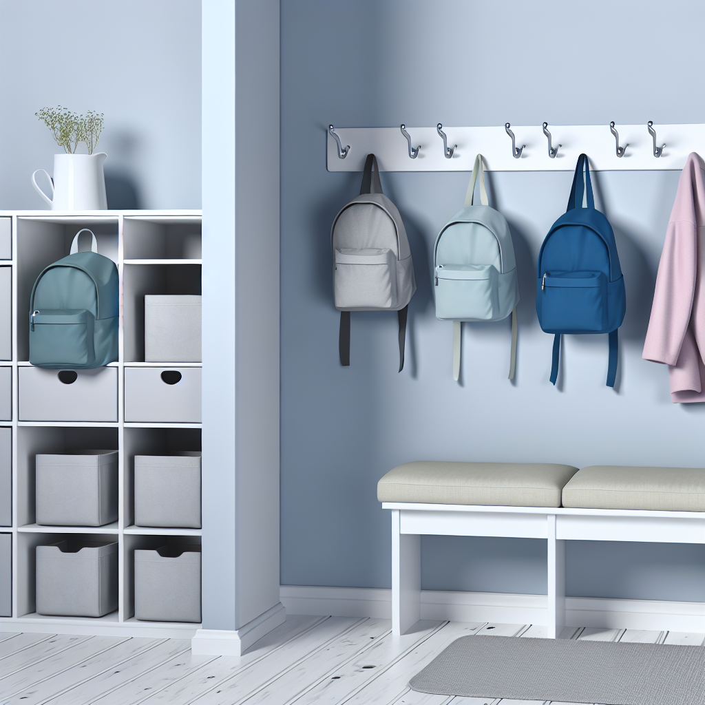 Entryway Organization detail