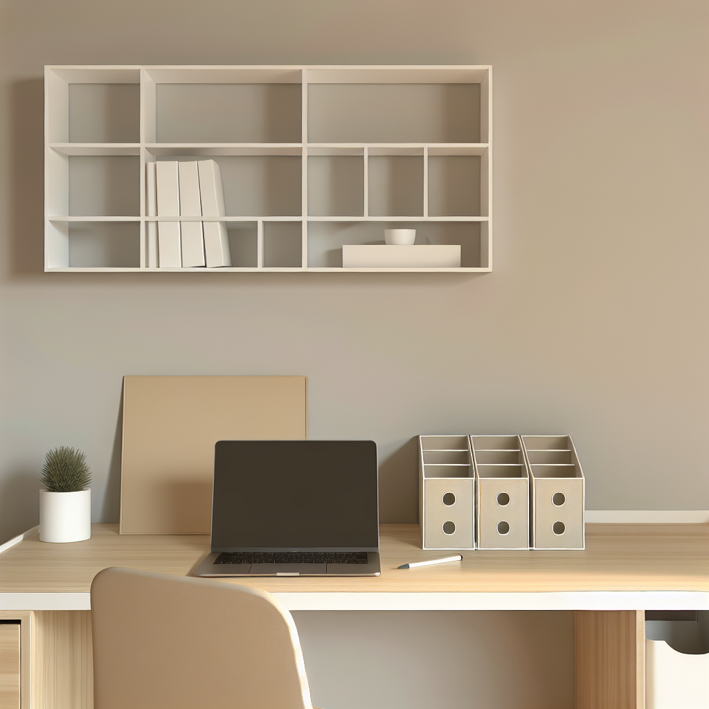 Organized home office